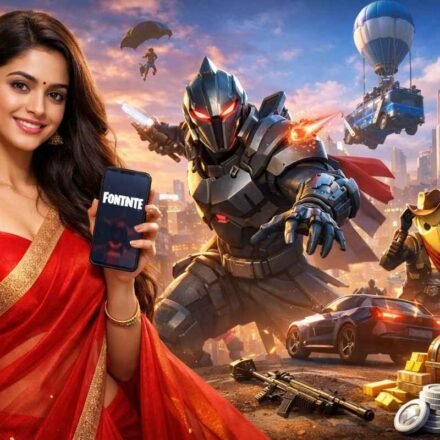 Fortnite adventure in a futuristic Mumbai